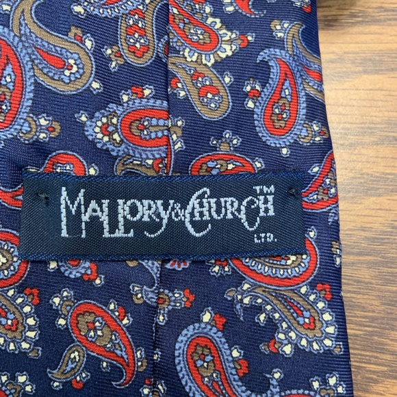 Mallory & Church Accessories Mallory And Church Classic Paisley Tie